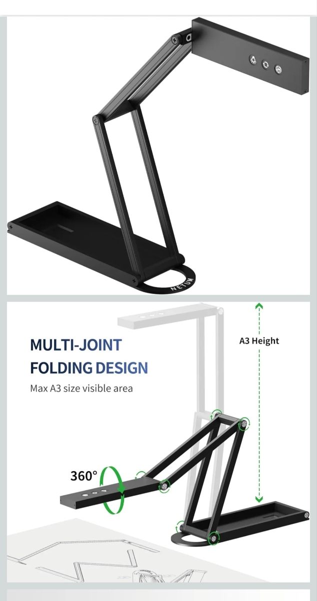 Cámara Documentos y Web Portátil