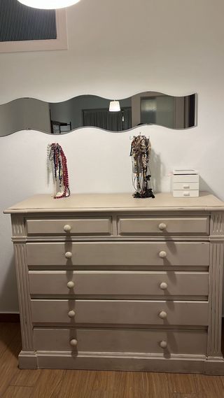Cómoda grande madera de pino