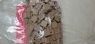 LEGO Tijolo Castanho Escuro 2x2 - 50 unidades