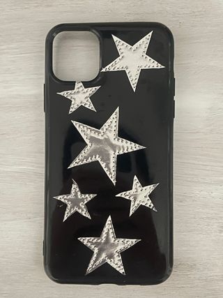 Funda iPhone Estrellas Plateadas