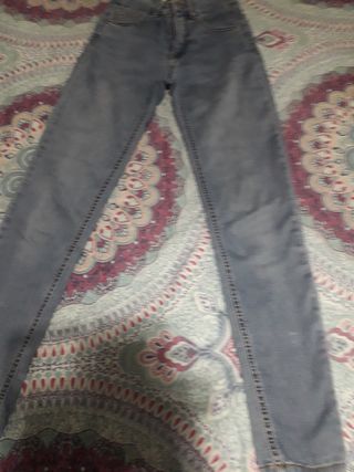 Pitillo vaquero de chica azul claro