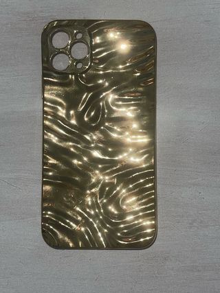 Funda iPhone Dorada Texturizada