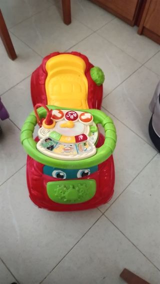 Dos Motos correpasillos infantil roja y otra rosa