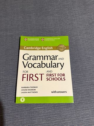Grammar and Vocabulary for First and First for ...