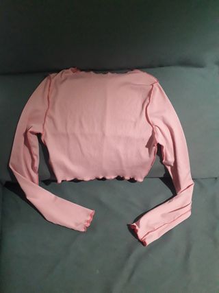 Top SHEIN rosa patchwork