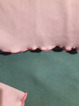 Top SHEIN rosa patchwork