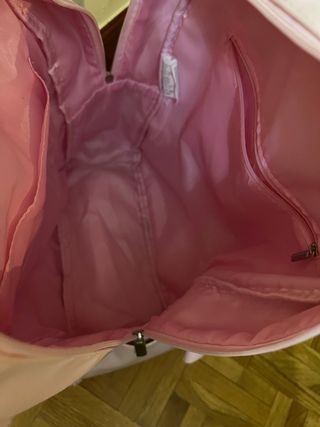 Mochila rosa pelo con orejas