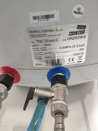 Termo calentador eléctrico Cointra 30l