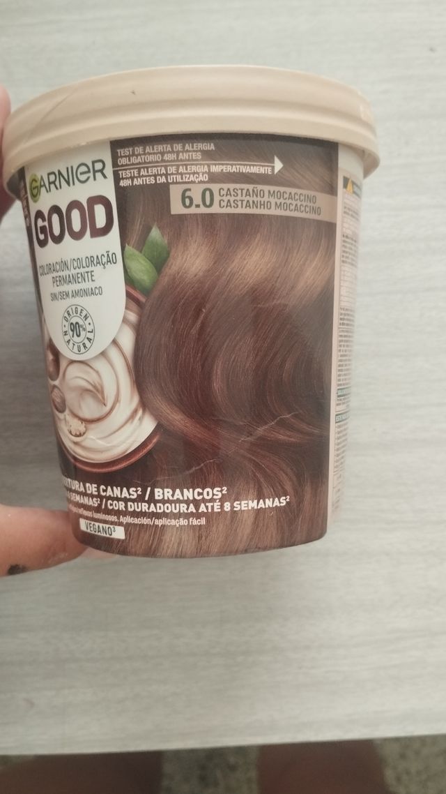 Tinte Garnier Good 6.0 castaño mocaccino Sin estre