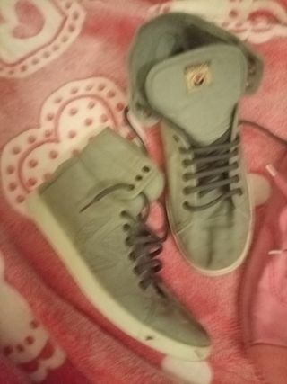 Bambas Victoria verdes y rosas