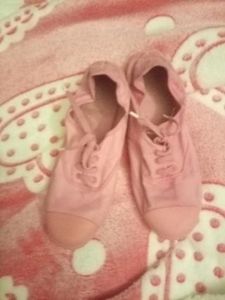 Bambas Victoria verdes y rosas