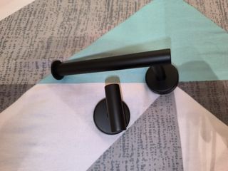 Conjunto Grifería Baño Negra