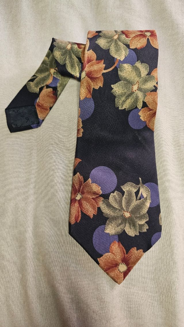 Corbata Seda Paolo da Ponte Vintage Flores