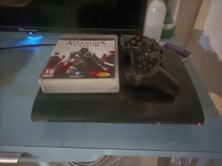 PS3 Superslim 50GB Negra + 1 Mando + Juegos 