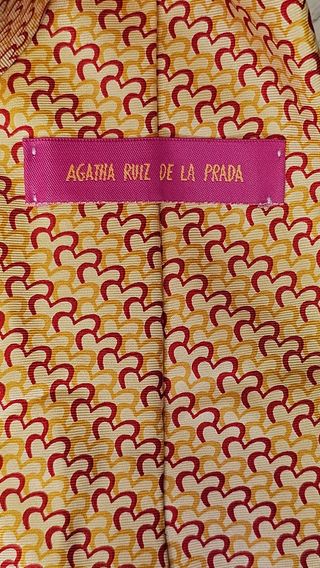 Corbata Seda Agatha Ruiz de la Prada Vintage