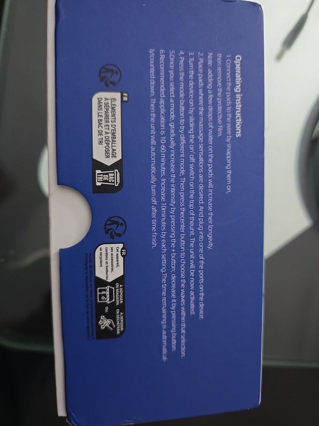 Estimulador muscular TENS