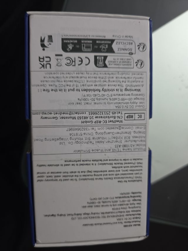 Estimulador muscular TENS