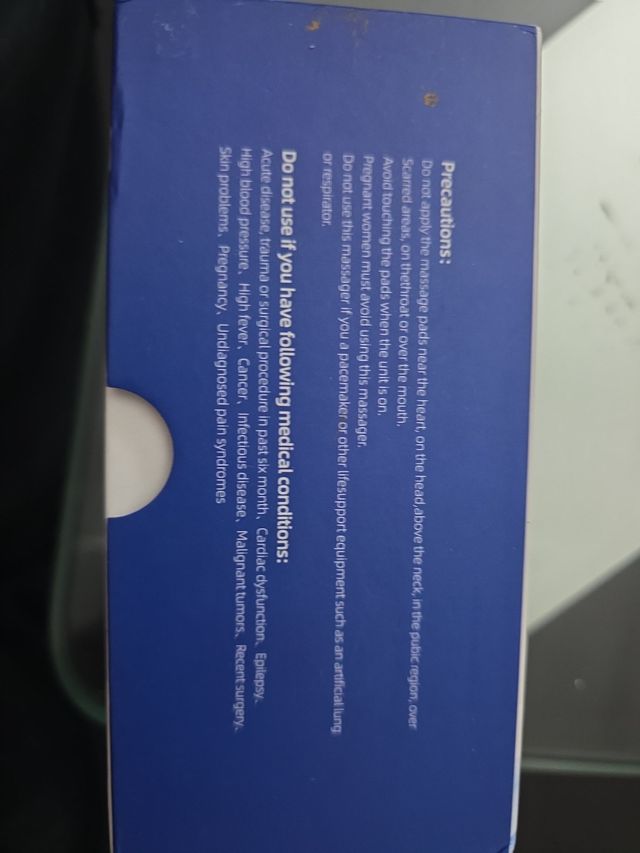 Estimulador muscular TENS