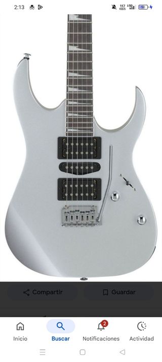 2 guitarras y un amplificador.