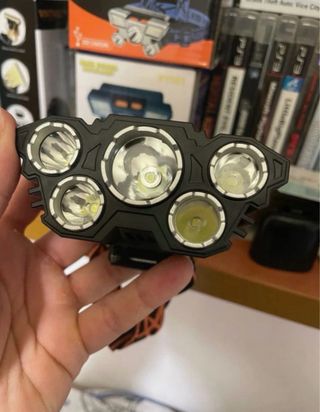 2 Linternas Frontales LED Recargables USB