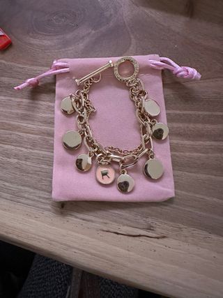 Pulsera Marc Jacobs Mujer Oro y Rosa