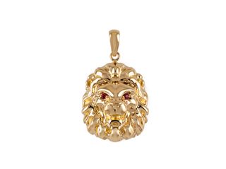 colgante oro 18k con piedra con circonita