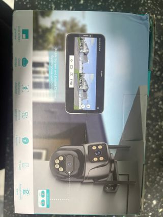 Cámara de Vigilancia FHD Doble Pantalla
