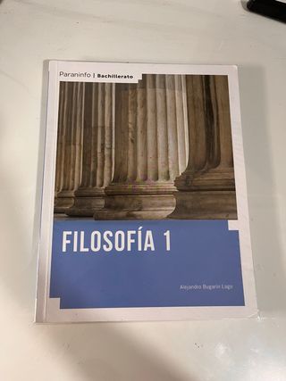 Libro de filosofia de 1 bachillerato