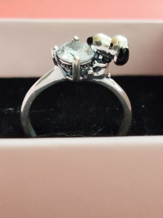 Anillo Plata Snoopy 18.5 mm