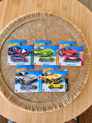 5 Hot Wheels Honda Coleção