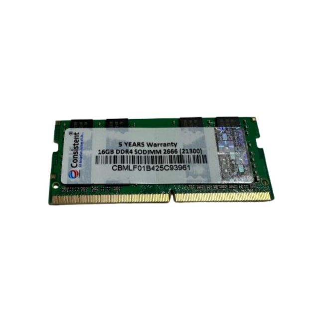 Memoria RAM Consistent 16GB DDR4 SODIMM 2666MHz 21300 MB/s