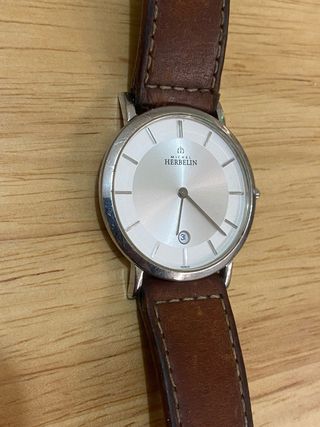 Reloj Michel Herbelin Plata y Marrón