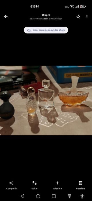 Set in miniatura da collezione di profumi vintage