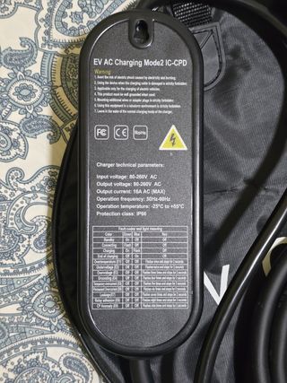 Cargador de Coche Eléctrico Teschev 16A Ti