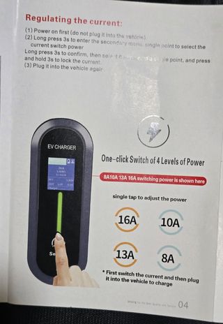 Cargador de Coche Eléctrico Teschev 16A Ti