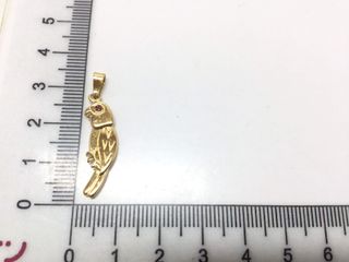colgante oro 18k con piedra con circonita