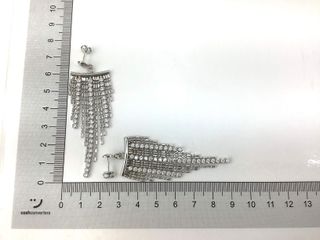 pendientes plata 925mm con piedra con circonita