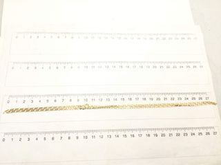 cadena oro 18k 28.5cm