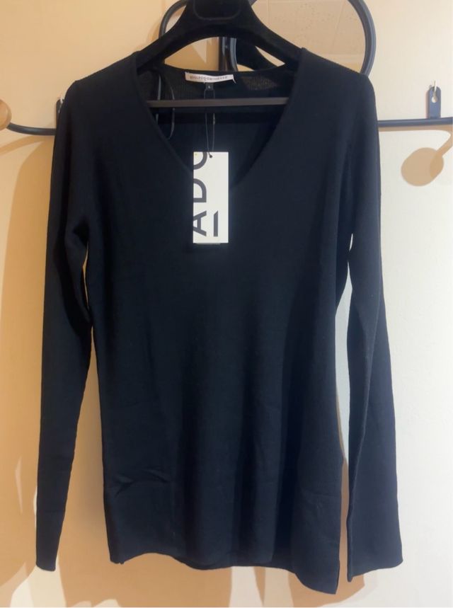 Jersey Adolfo Domínguez Negro Talla L