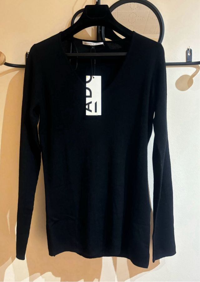 Jersey Adolfo Domínguez Negro Talla L