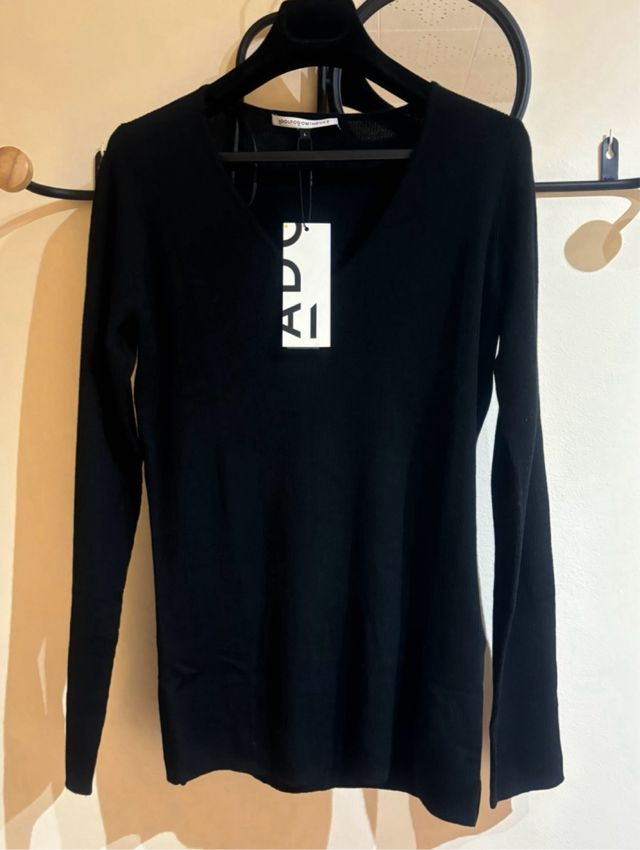 Jersey Adolfo Domínguez Negro Talla L