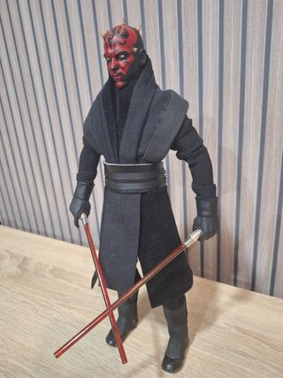 Figura custom tipo Hot Toys Star Wars Darth Maul