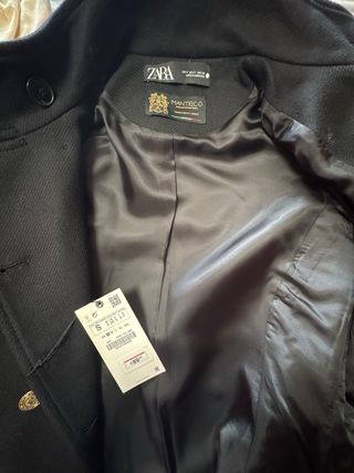 Abrigo Corto NUEVO Zara Manteco 