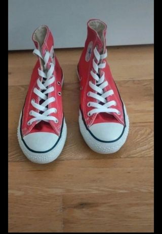 Converse Rojas Talla Alta