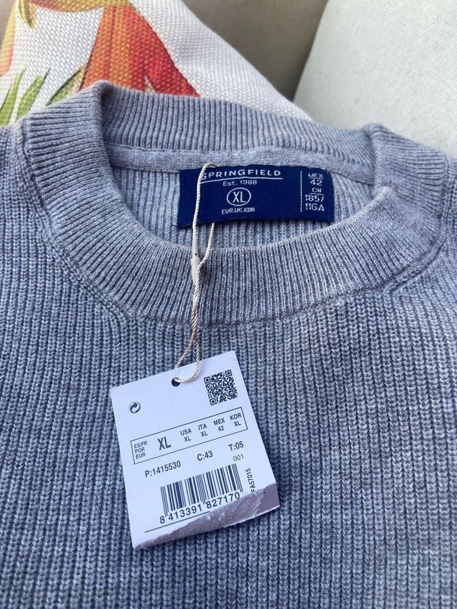 Jersey Springfield Gris Talla XL