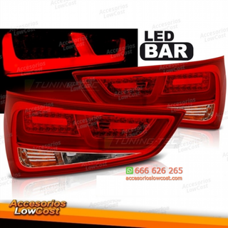 Faros traseros rojo para AUDI A1 10-14