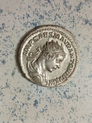 Moneda Antigua Romana Plata