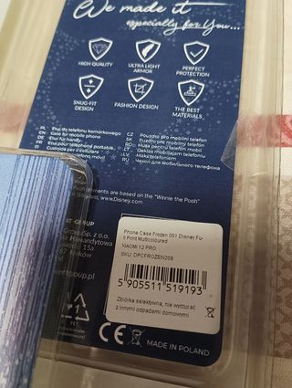 Confezione di custodie Xiaomi 12 Lite Disney Marvel nuove