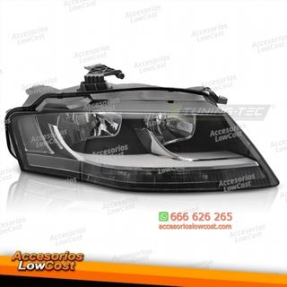FARO DELANTERO NEGRO LADO DERECHO TYC PARA AUDI A