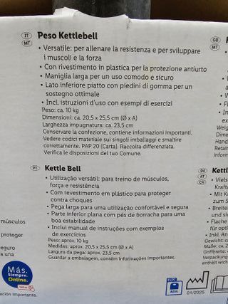 Mancuerna Rusa Crivit 10 kg